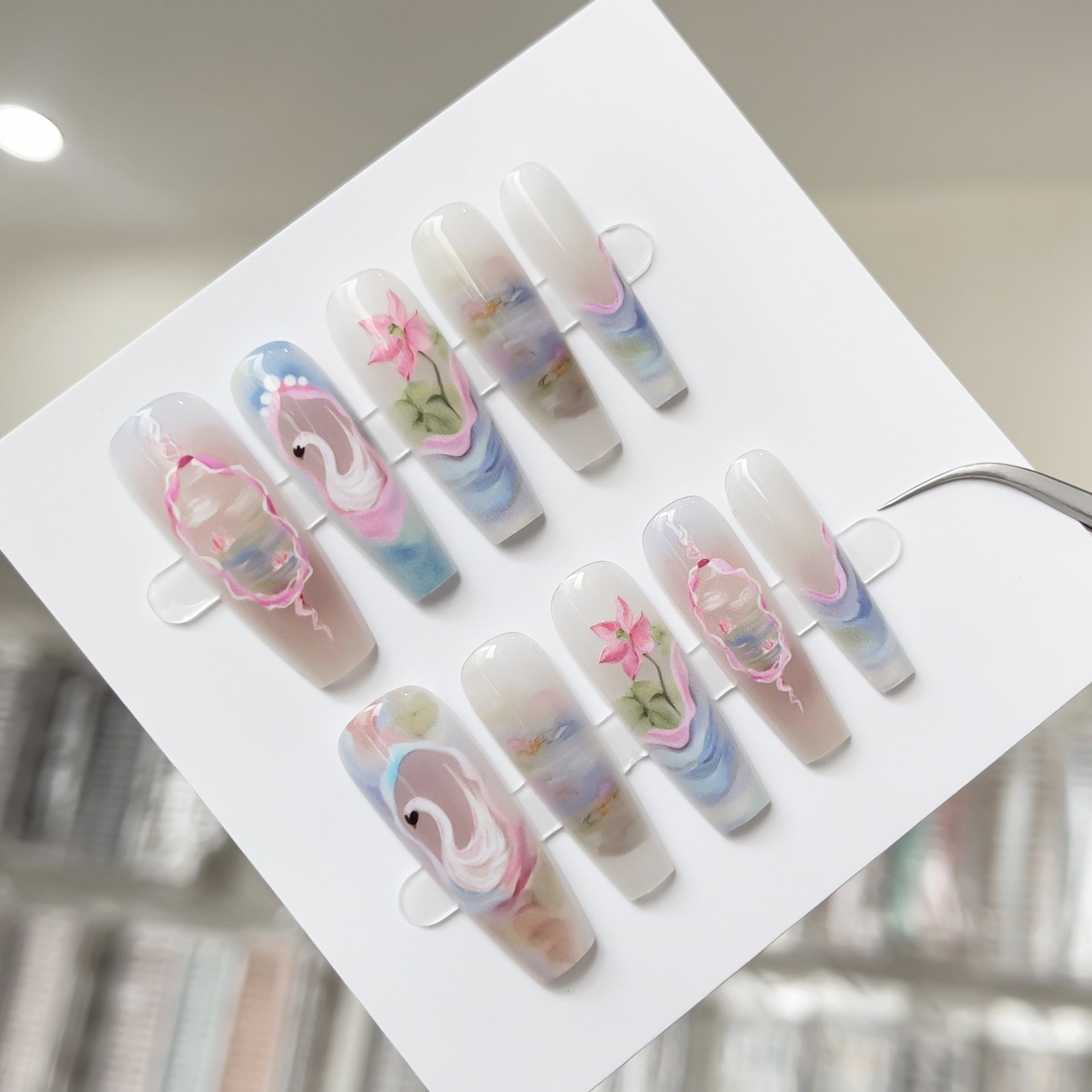 Swan Lake Artistry Press-On Nail Set