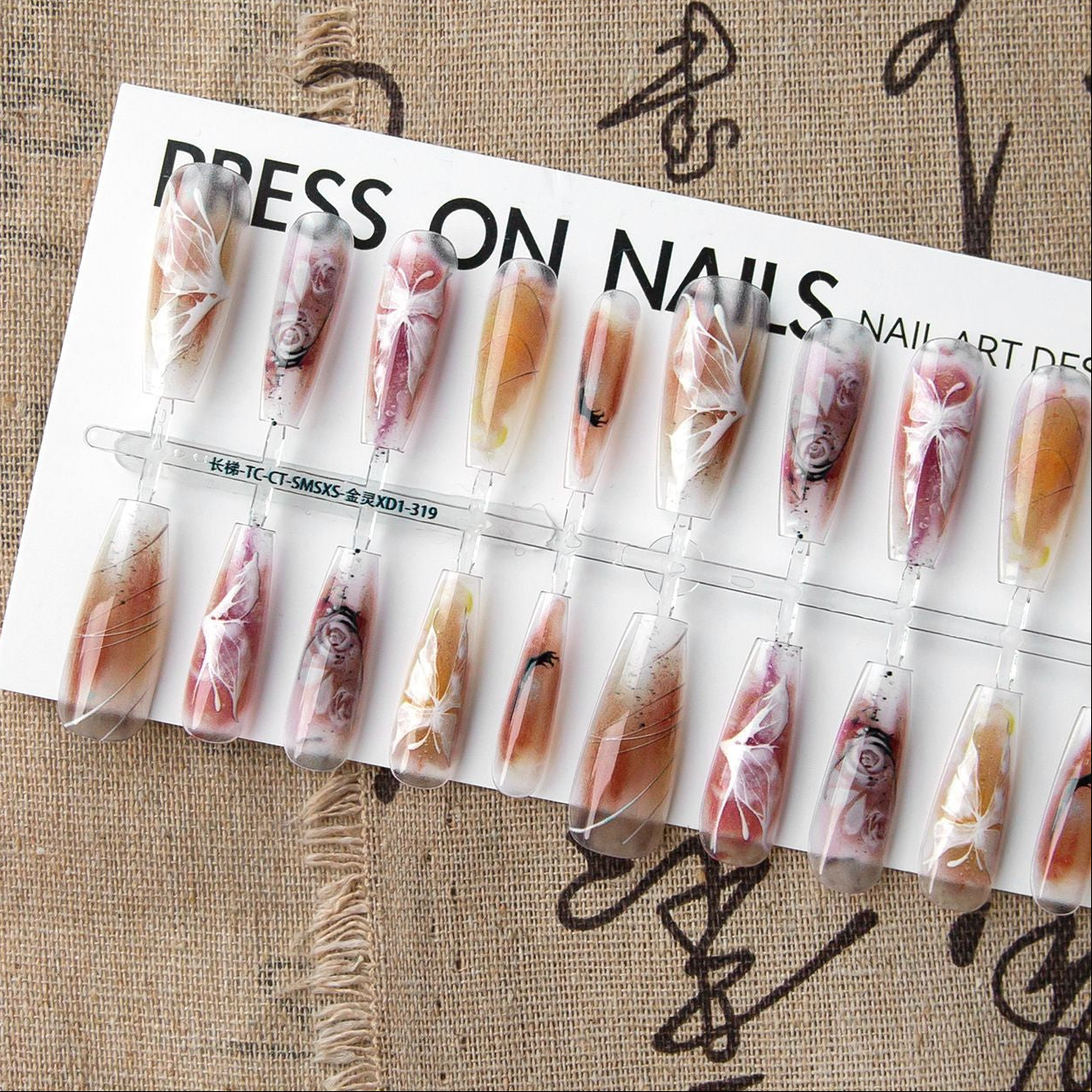 9-Tailed Artistry Press-On Nail Set – Kaiju Nails