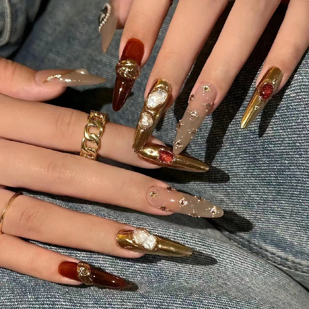 Kyoko’s Ember Press-On Nail Set