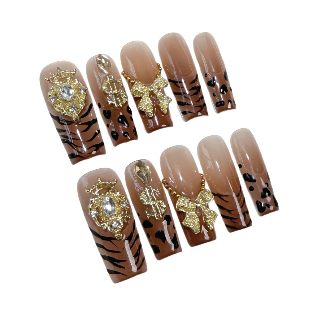 Jungle Kitty Press-On Nail Set