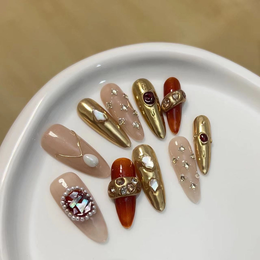 Kyoko’s Ember Press-On Nail Set