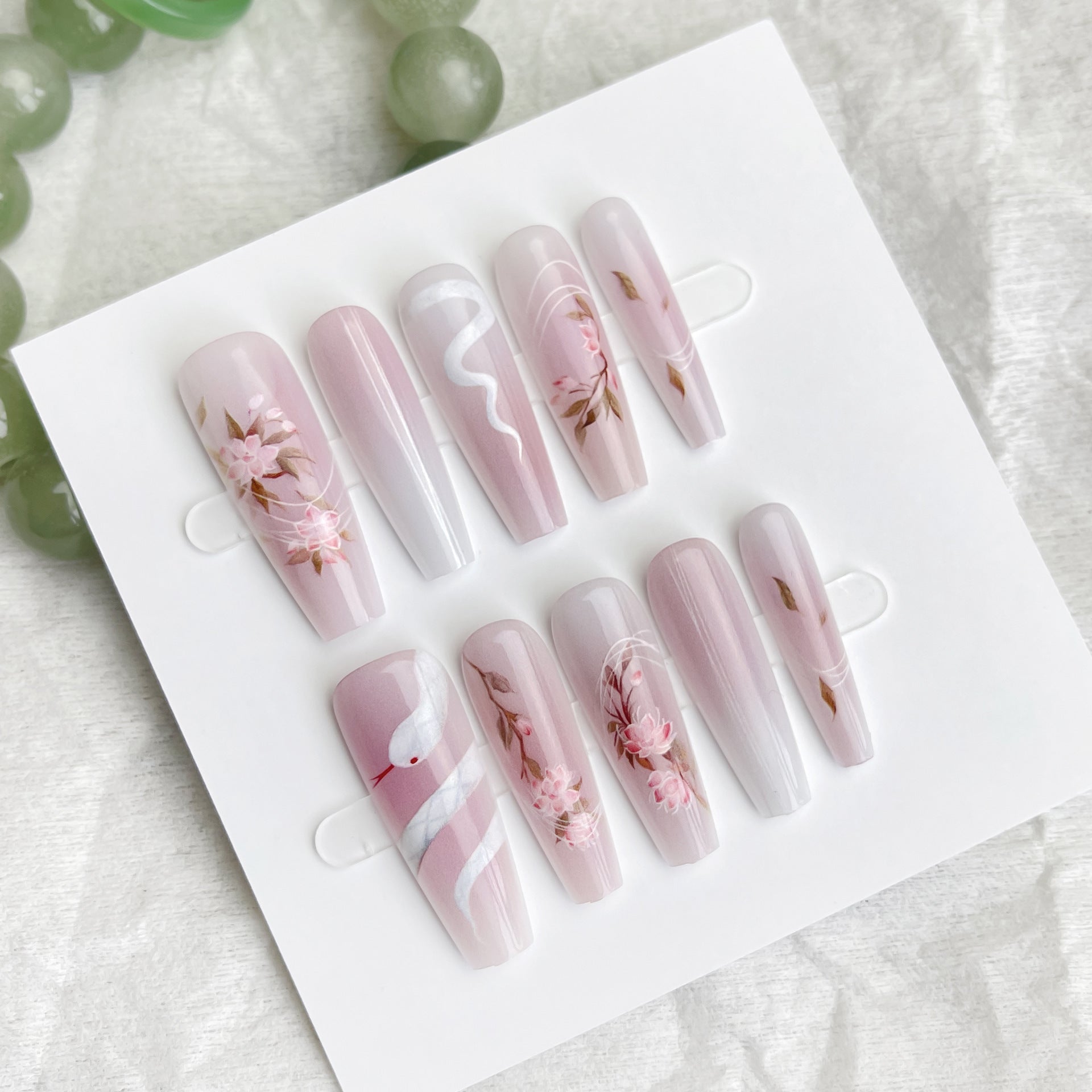Sakura Garden Artistry Press-On Nail Set