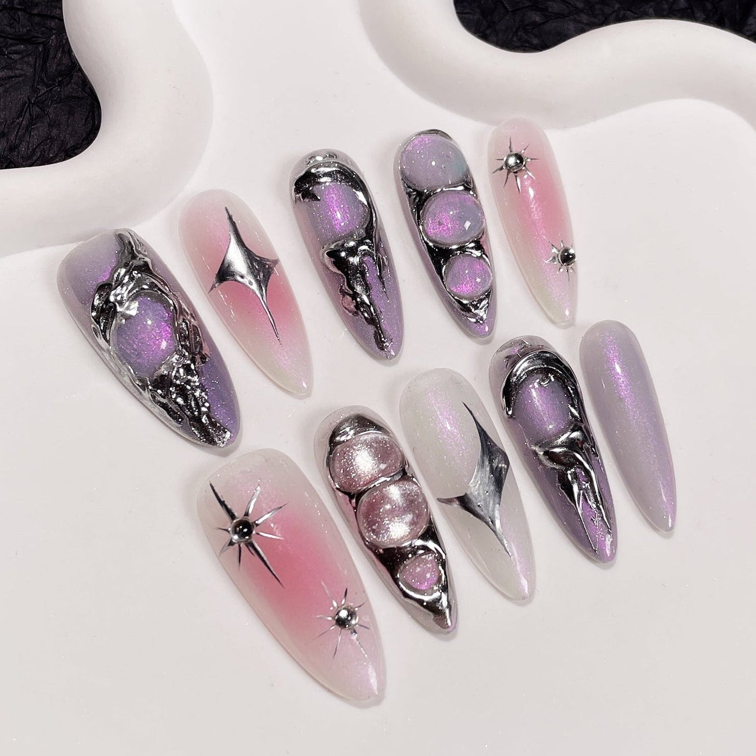 RockStar☆ Press-On Nail Set