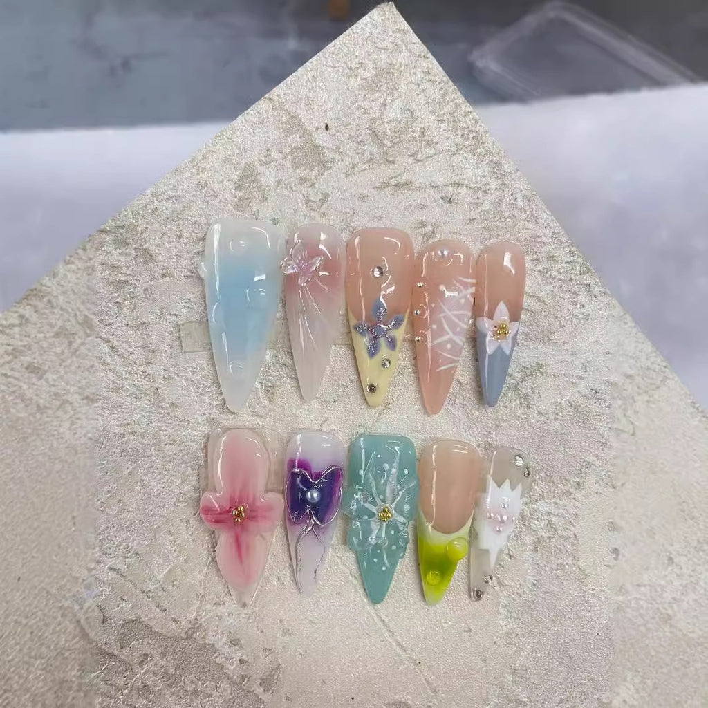 Salvia Skies Press-On Nail Set