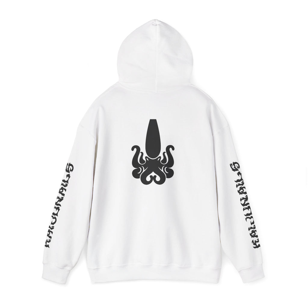 Kaiju Nails Emblem Hoodie — Black Kaiju Nails Logo Pullover