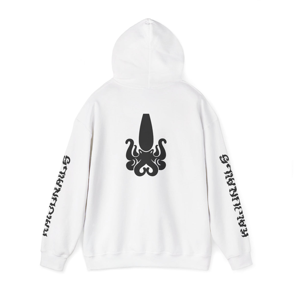 Kaiju Nails Emblem Hoodie — Black Kaiju Nails Logo Pullover