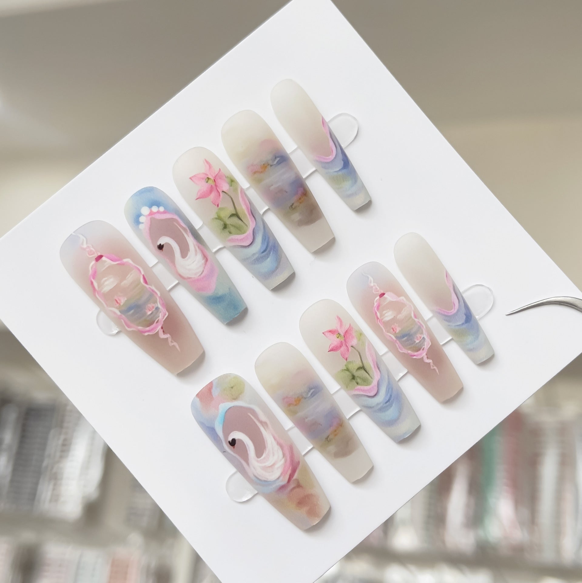 Swan Lake Artistry Press-On Nail Set