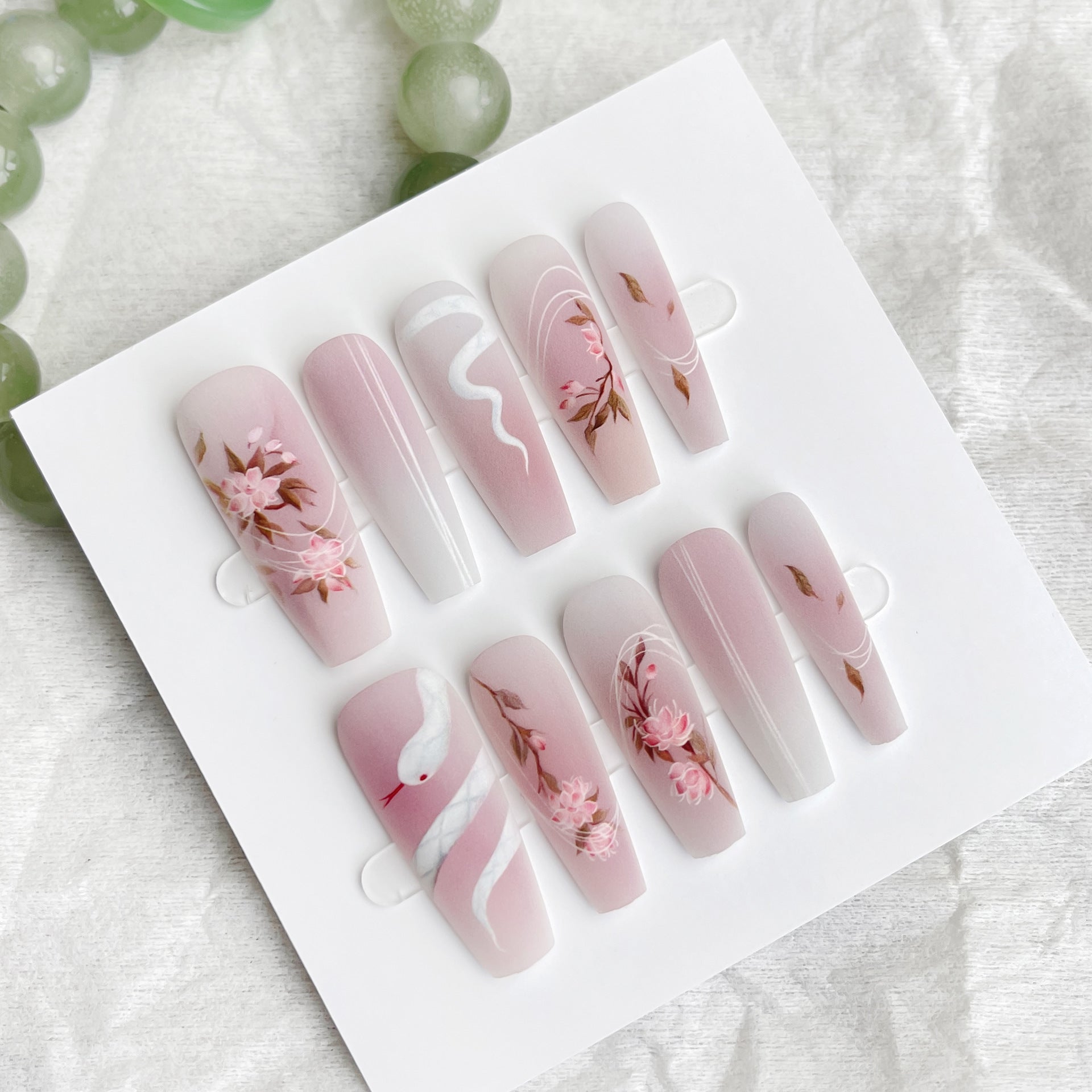 Sakura Garden Artistry Press-On Nail Set