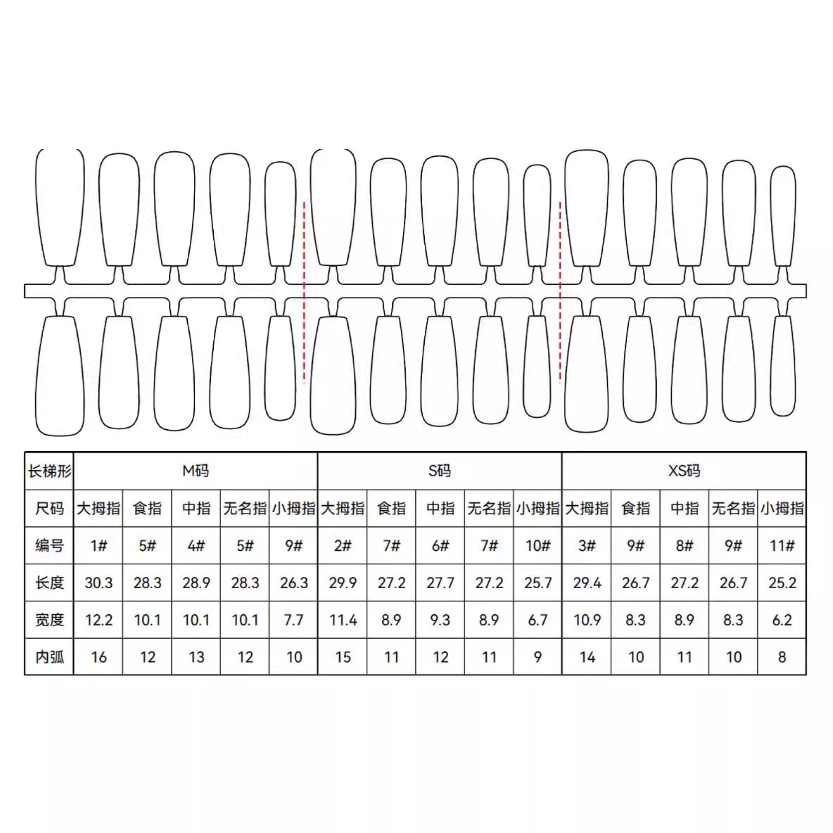 EuroWave Artistry Nail Press-On Nail Set