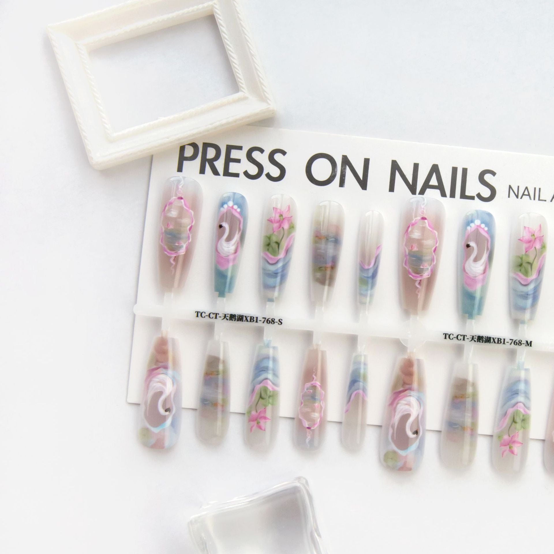 Swan Lake Artistry Press-On Nail Set