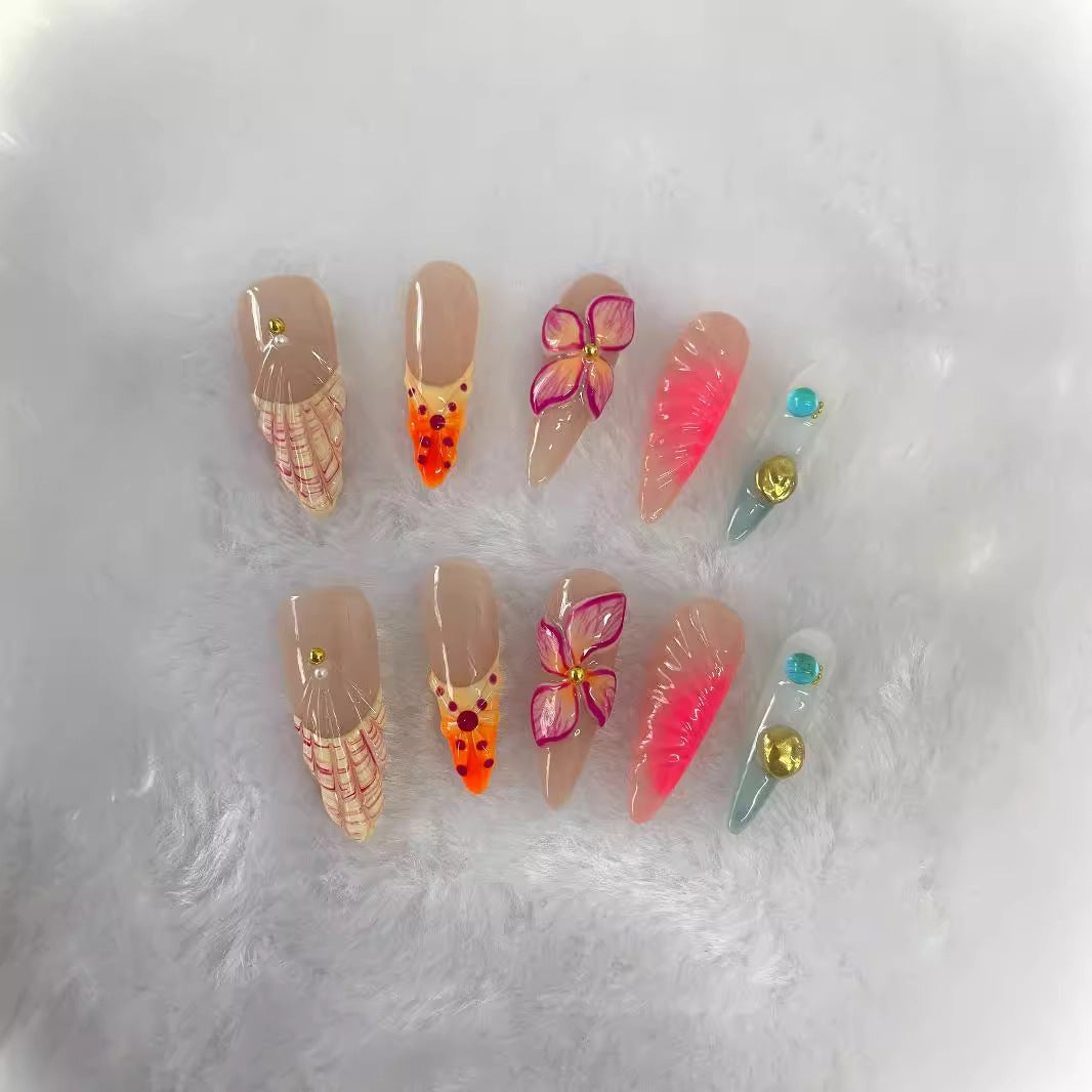 Santa Monica Press-On Nail Set