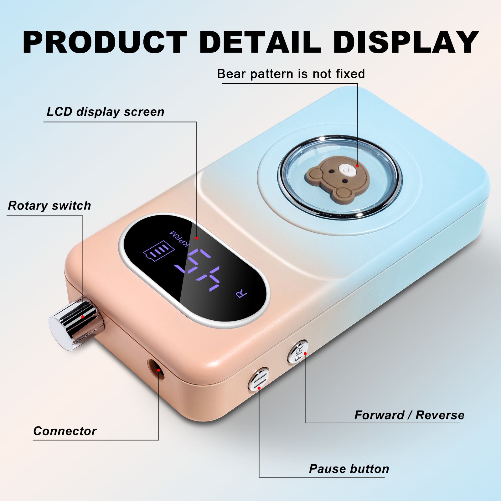 Teddy Twirl Nail Drill